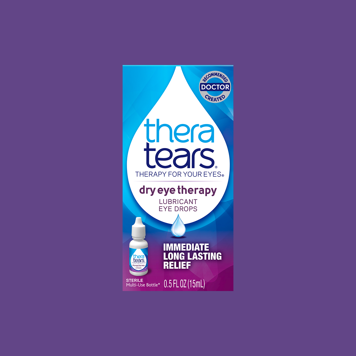 Thera Tears Lubricant Eye Drops (15mL and 30mL)