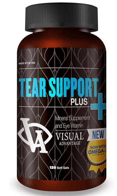 Visual Advantage Tear Support Plus Mineral Supplement and Eye Vitamin (120ct) - Dryeye Rescue