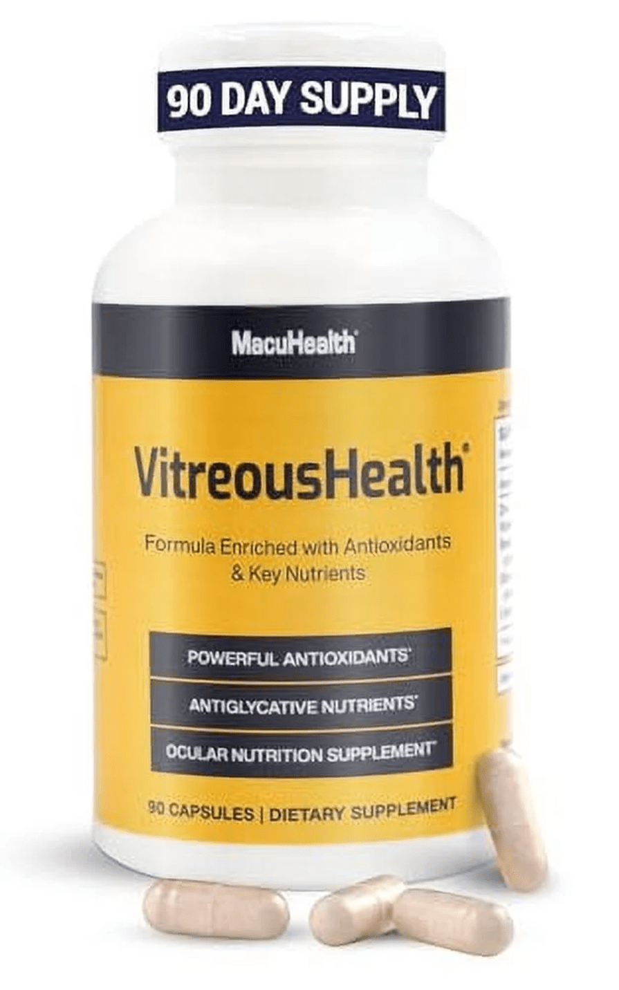 Vitreous Health by MacuHealth - Eye Floaters Formula (90ct - 90 day supply) - Dryeye Rescue