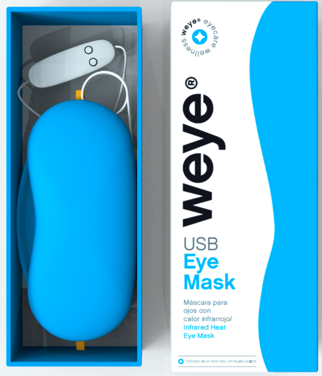 Weye USB Heating Mask for Eyelid Relief - Dryeye Rescue