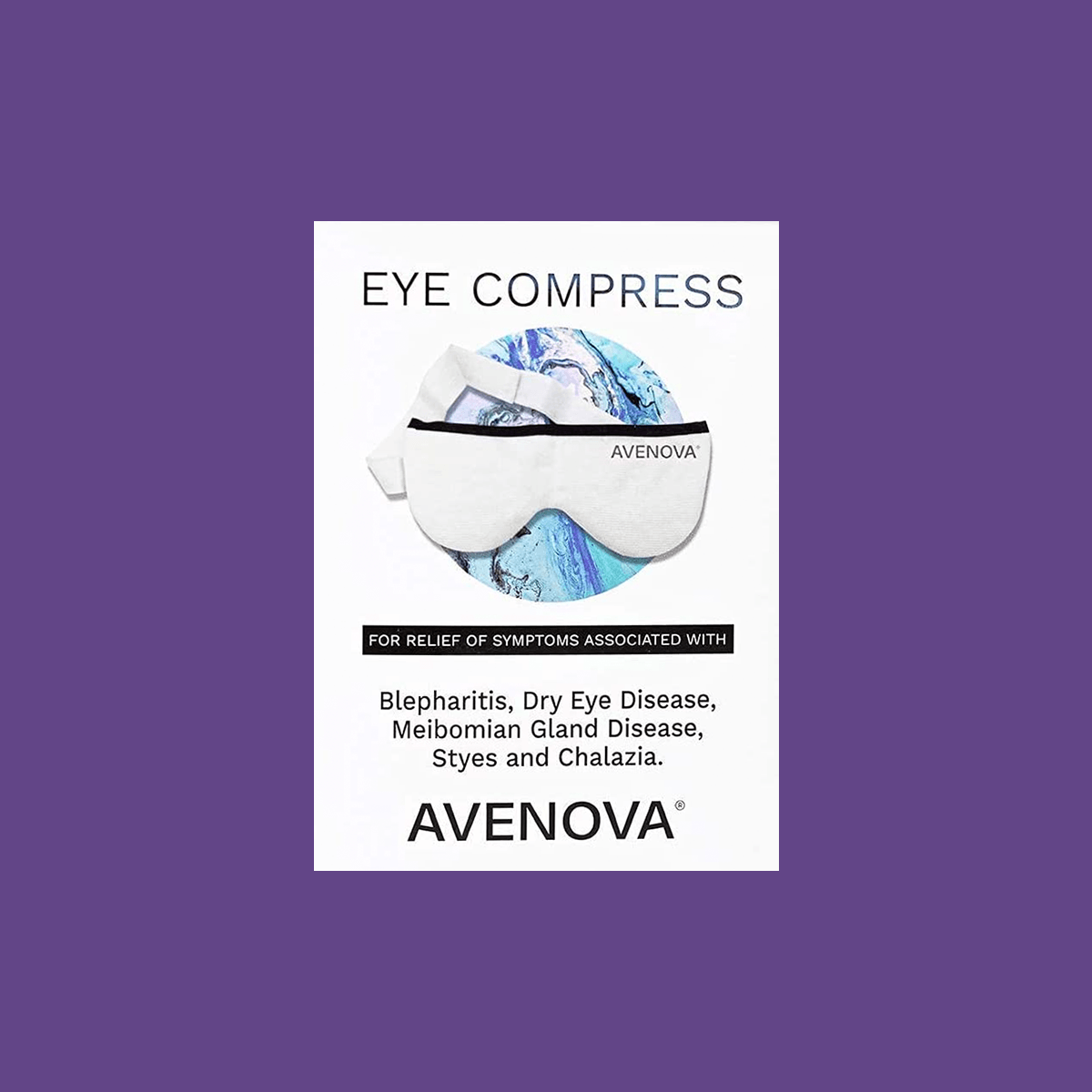 Avenova Dry Eye Microwavable Heat Compress - DryEye Rescue Store