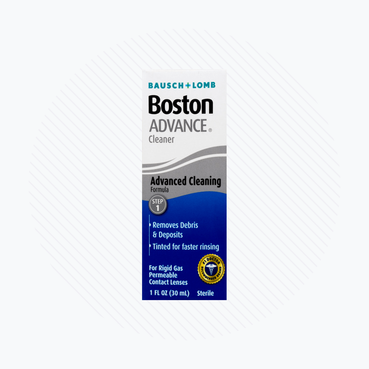 Boston Advance Cleaner Solution, for Gas Permeable Contact Lenses, 1 Fl Oz - DryEye Rescue Store