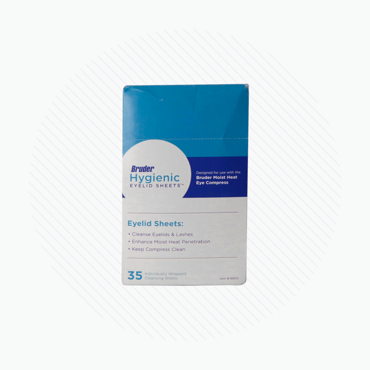 Bruder Hygienic Eyelid Sheets 35 Count Box (Used with Bruder Mask) - DryEye Rescue Store