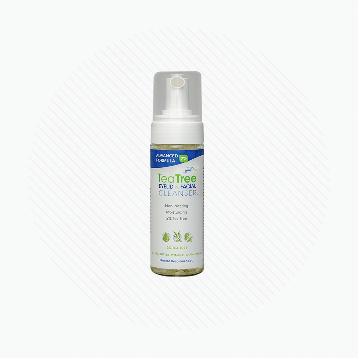 Advanced Formula 2% Tea Tree Eyelid Foam & Facial Cleanser (2 Sizes) - Dryeye Rescue