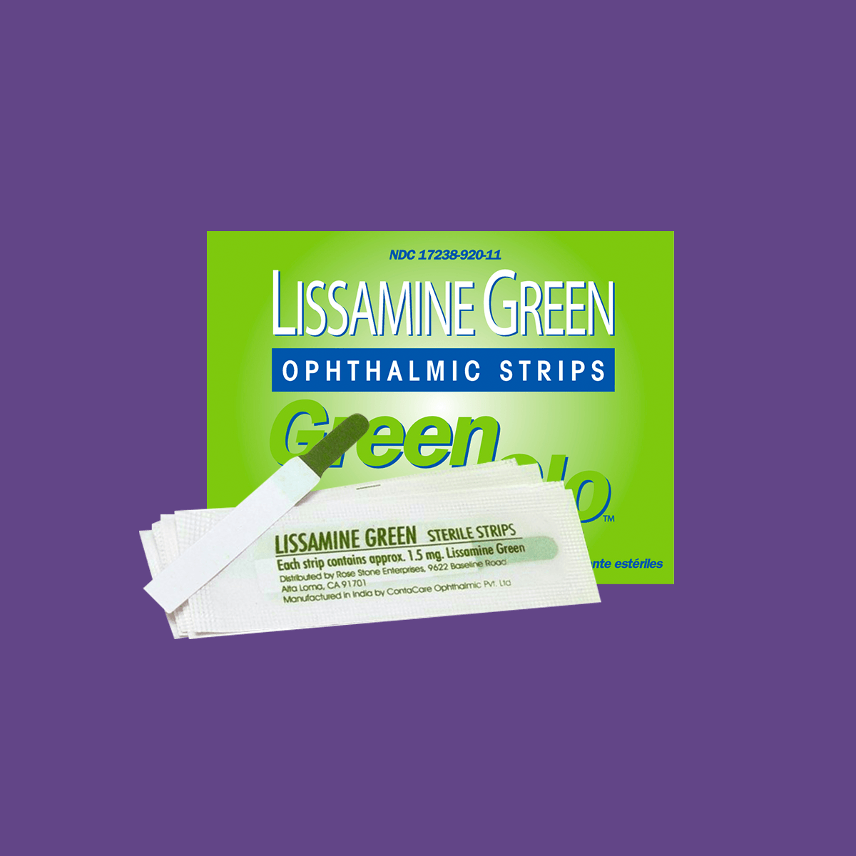 Green Glo Lissamine Green Strips - DryEye Rescue Store