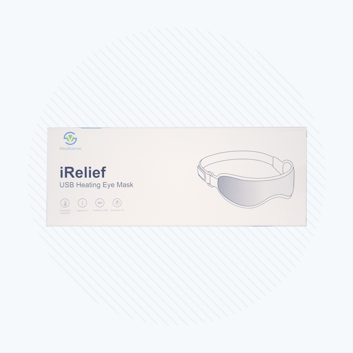 I-Relief USB Dry Eye Heat Mask with removable insert - DryEye Rescue Store