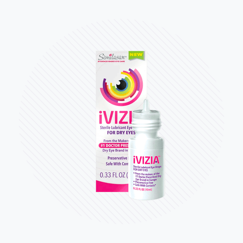 iVIZIA Sterile Lubricant Eye Drops for Dry Eyes, PreservativeFree, Dr