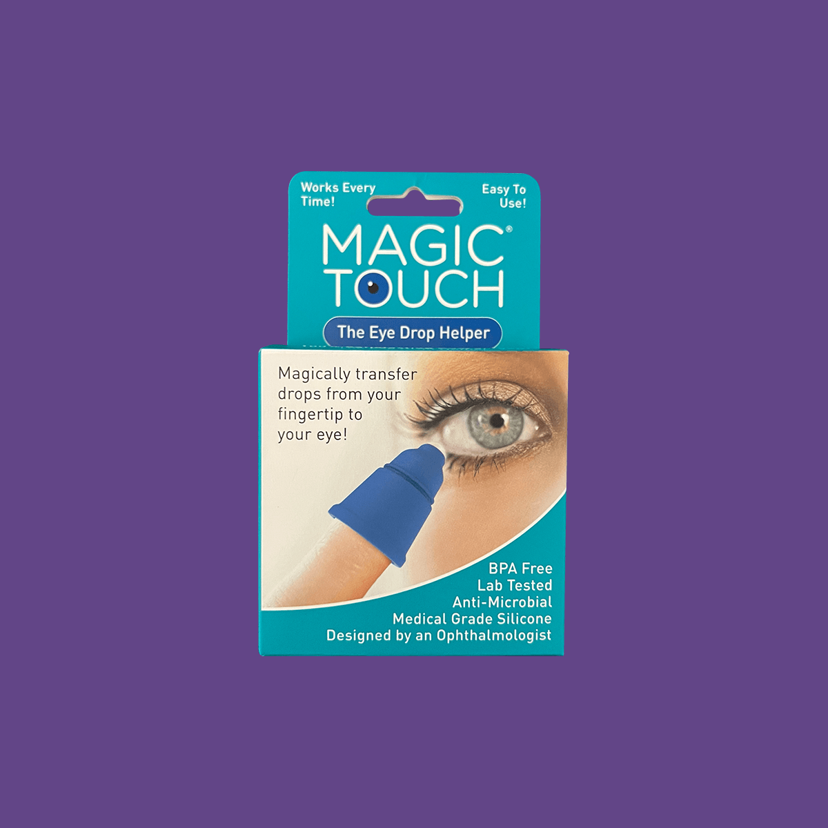 Magic Touch Eye Drop Applicator, Easy to Use, Reduce Waste - DryEye Rescue Store