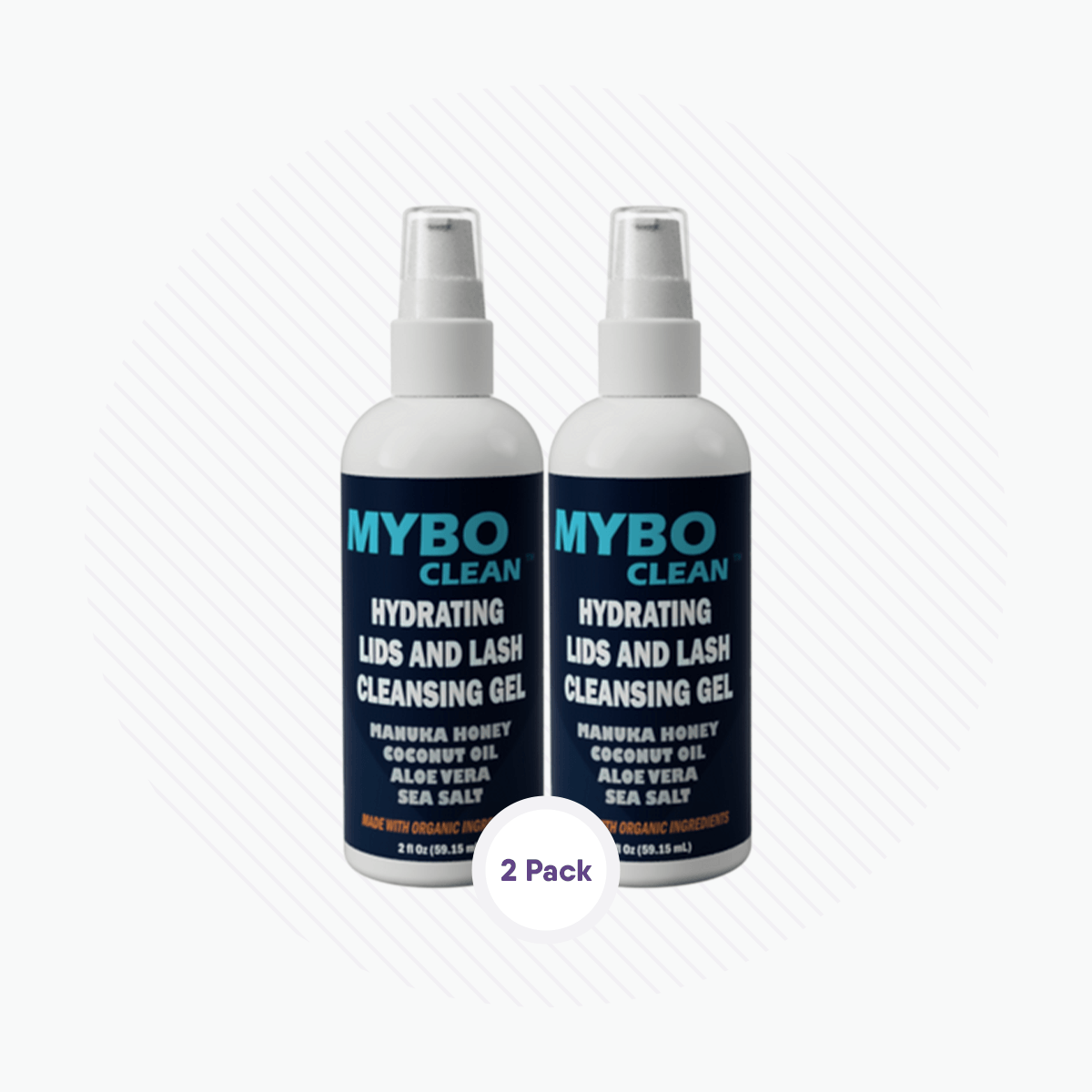 MyboClean Hydrating Lids and Lash Cleansing Gel (2 pc) - 1 Year Supply - DryEye Rescue Store
