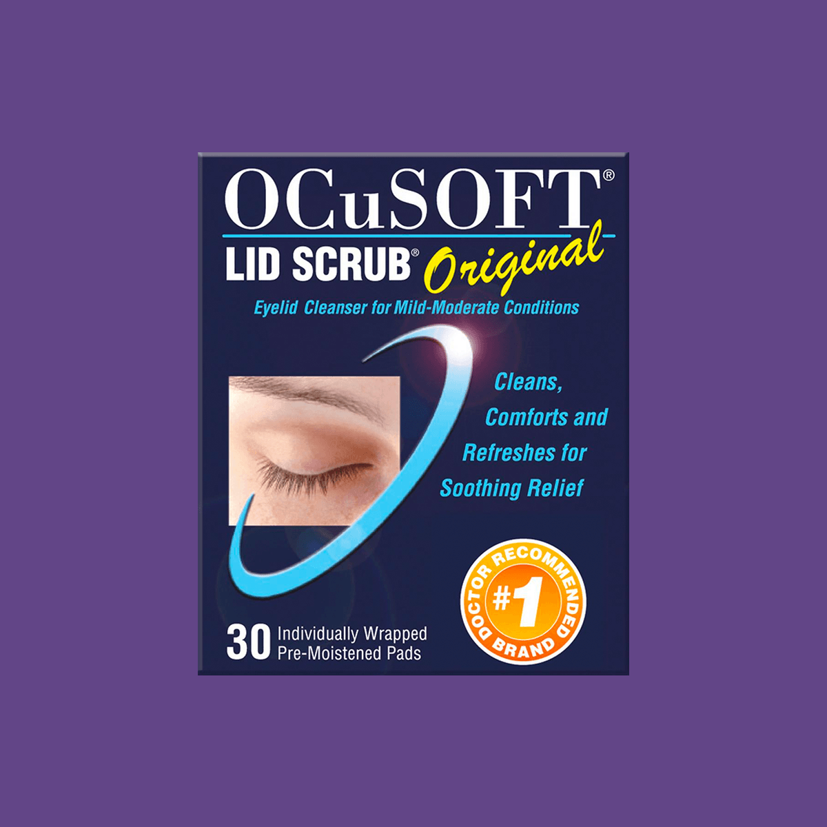 Ocusoft Lid Scrub Original Wipes 30ct - DryEye Rescue Store