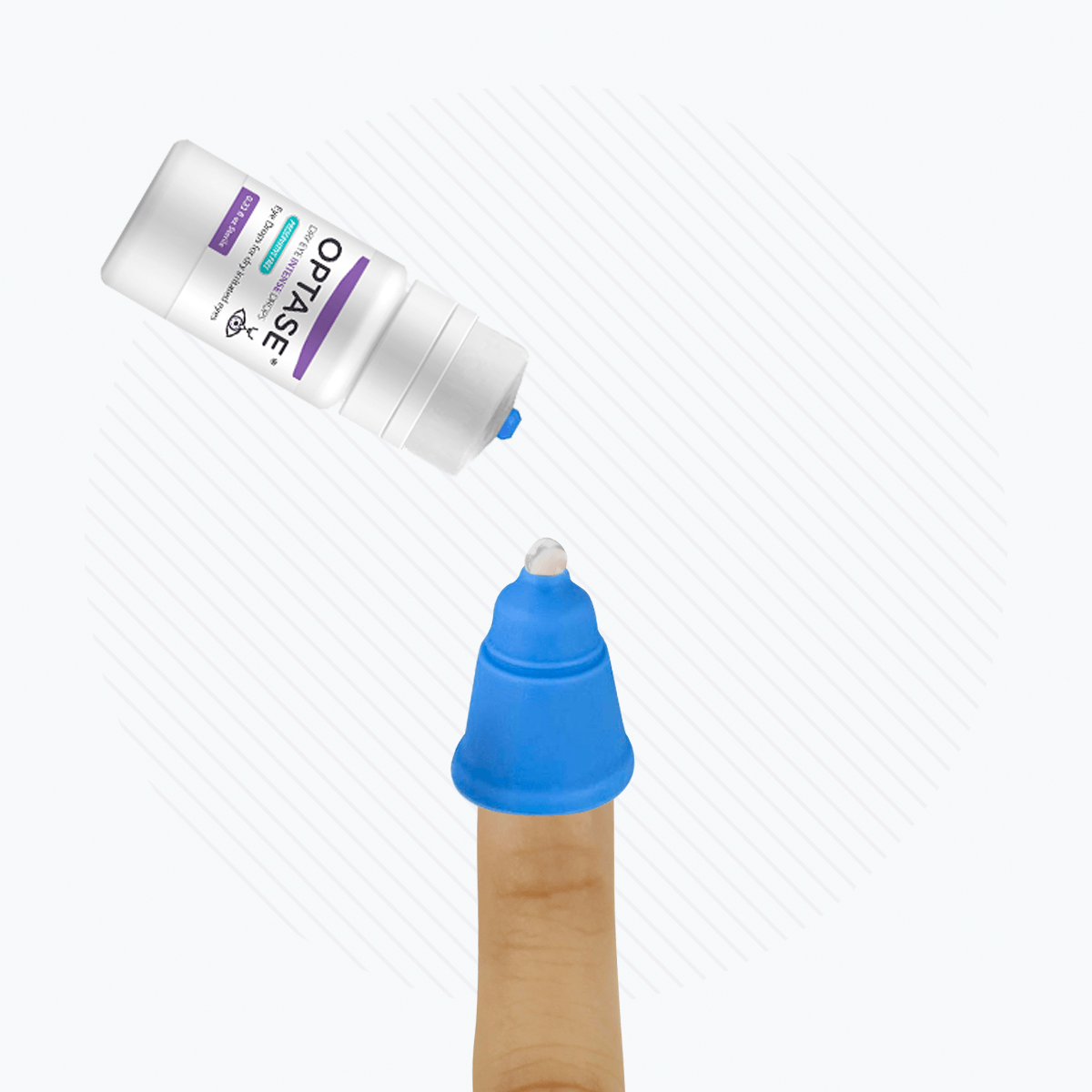Optase Intense Preservative Free with Magic Touch Applicator - DryEye Rescue Store