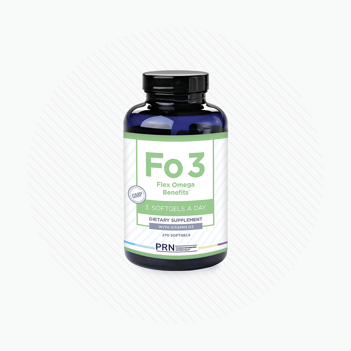 PRN Flex Omega Benefits FO3 with Vitamin D3 for Joint Health (270ct) 3-Month Supply - Dryeye Rescue