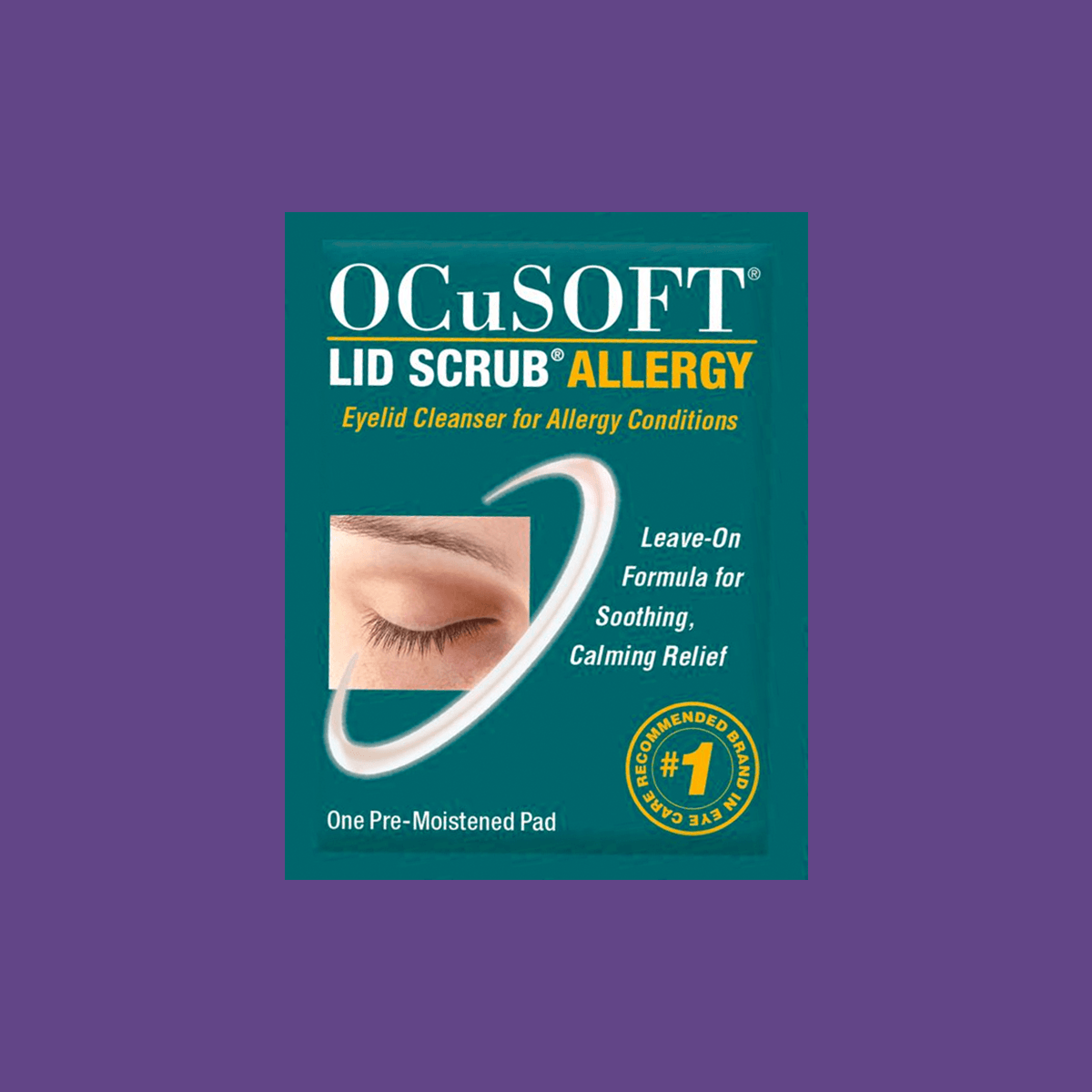 Ocusoft Lid Scrub Allergy Eyelid Cleanser (30 Wipes) - DryEye Rescue Store
