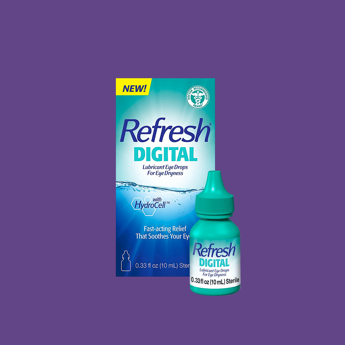 Refresh Digital Eye Drops 0.33 fl oz 10 mL - DryEye Rescue Store
