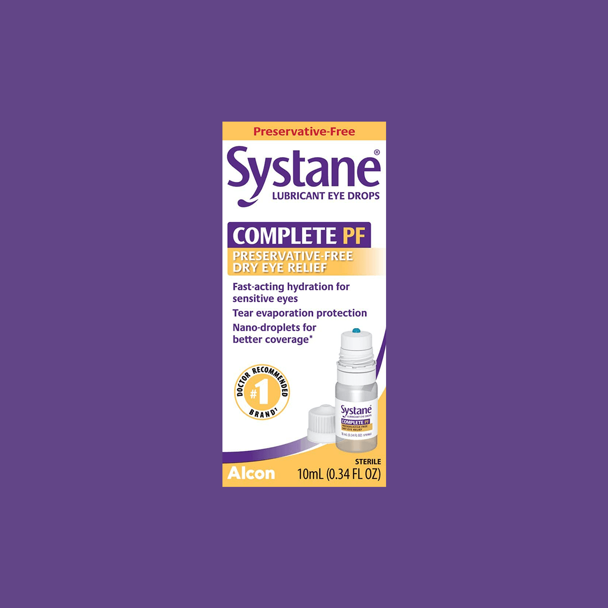 Systane COMPLETE Preservative-Free Eye Drops Multi-Dose Bottle (2 Sizes) - Dryeye Rescue