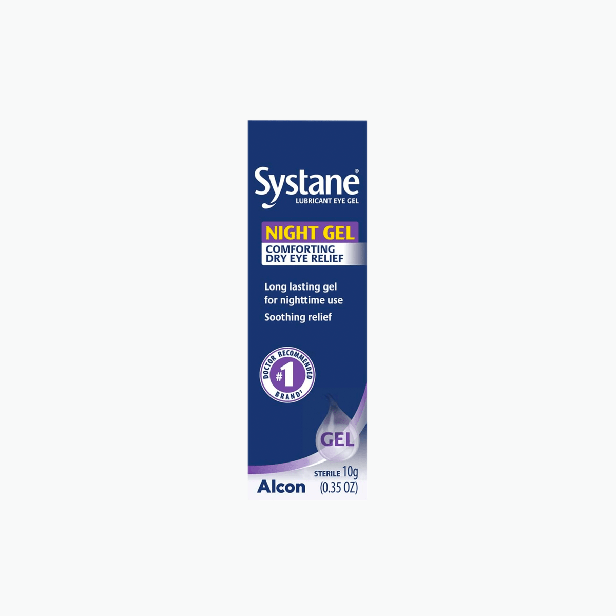 Systane Night Gel for Comforting Dry Eye Relief at Nighttime (10g / .35oz) - Dryeye Rescue
