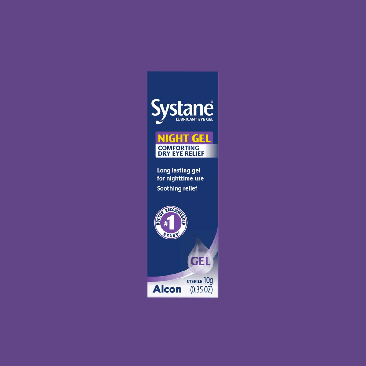Systane Night Gel for Comforting Dry Eye Relief at Nighttime (10g / .35oz) - Dryeye Rescue