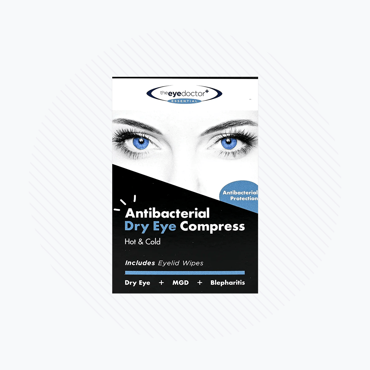 The Eye Doctor Essential – Antibacterial Hot Eye Compress for Dry Eye, Blepharitis and MGD - Microwavable – Hot and Cold Eye Compress - DryEye Rescue Store