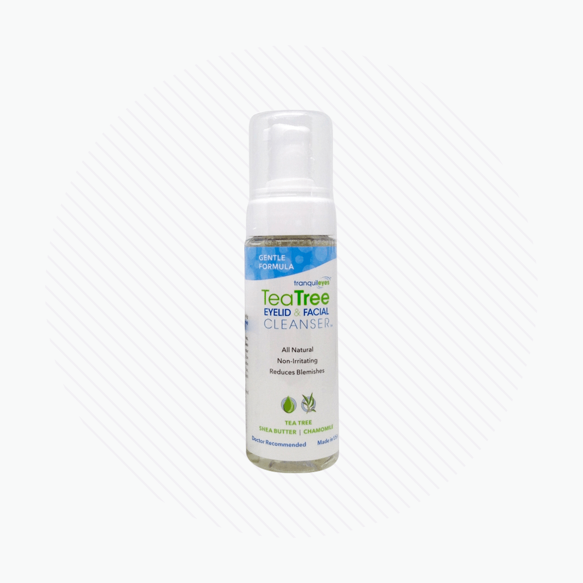 Tranquil Eyes - Gentle Formula 1% Tea Tree Eyelid & Facial Cleanser (2 Sizes) - DryEye Rescue Store